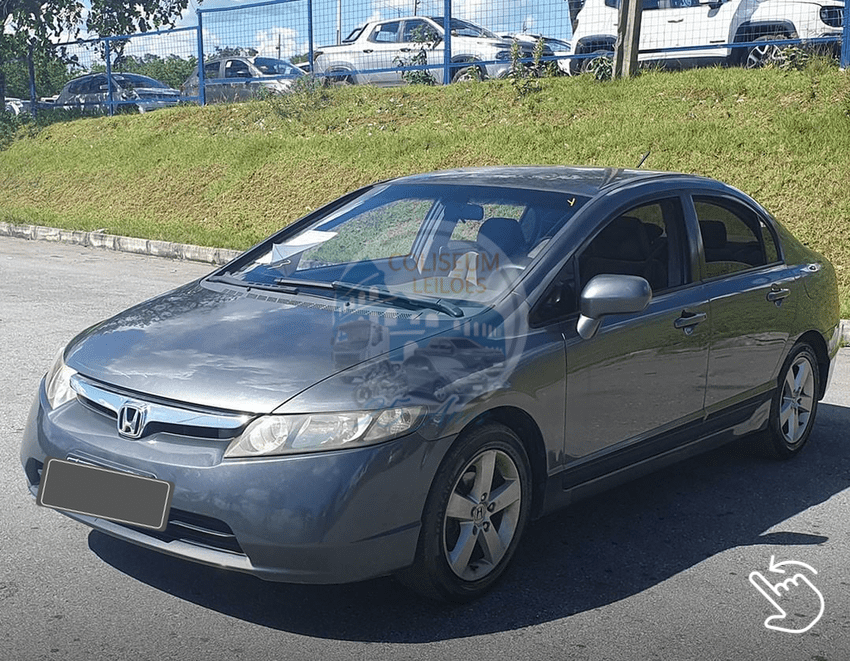 LOTE 09 HONDA CIVIC LXS ANO 2006/2007
