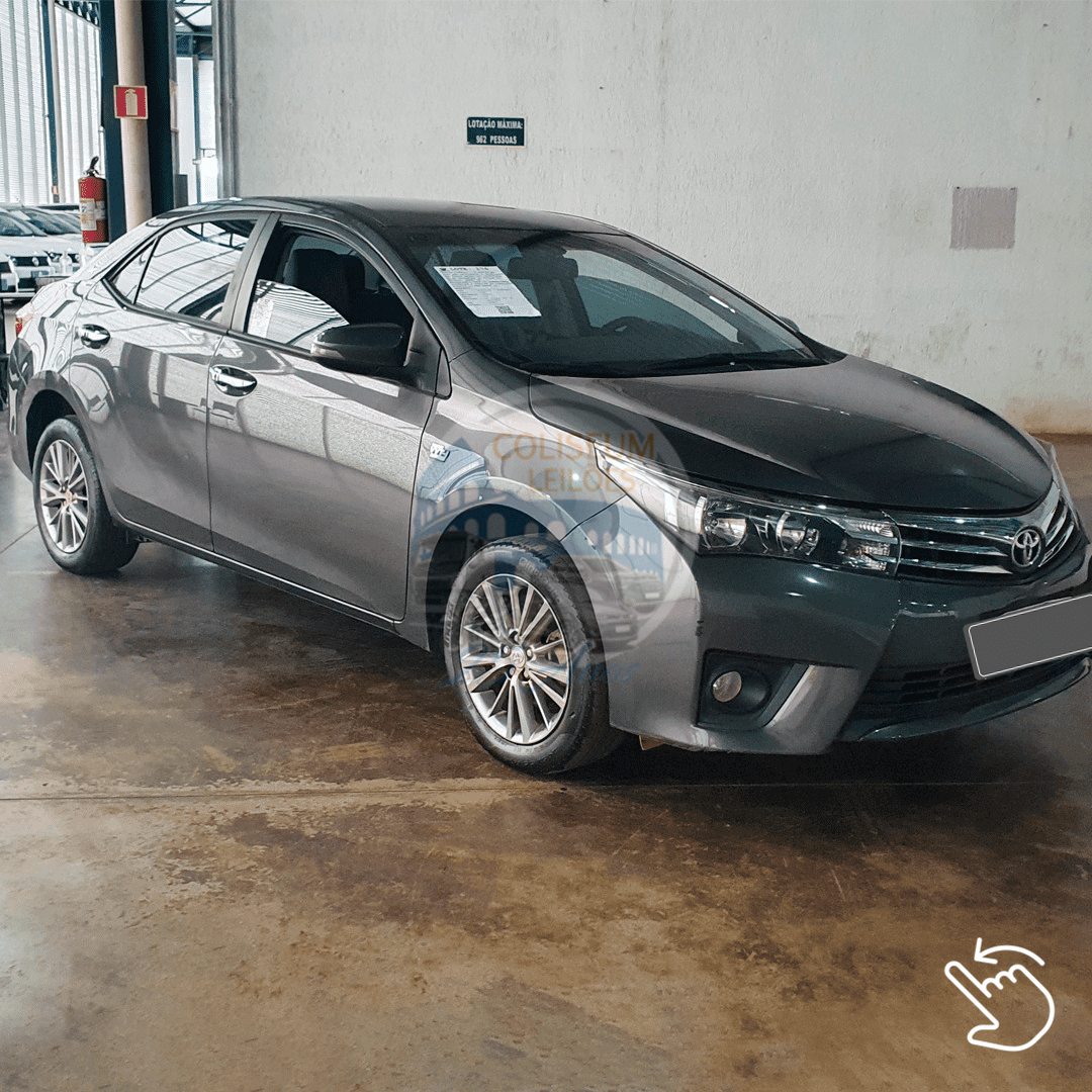 LOTE 39 TOYOTA COROLLA XEI 2.0 FLEX ANO 2015/2016